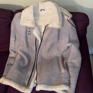 Grey Victoria shearling from turkey